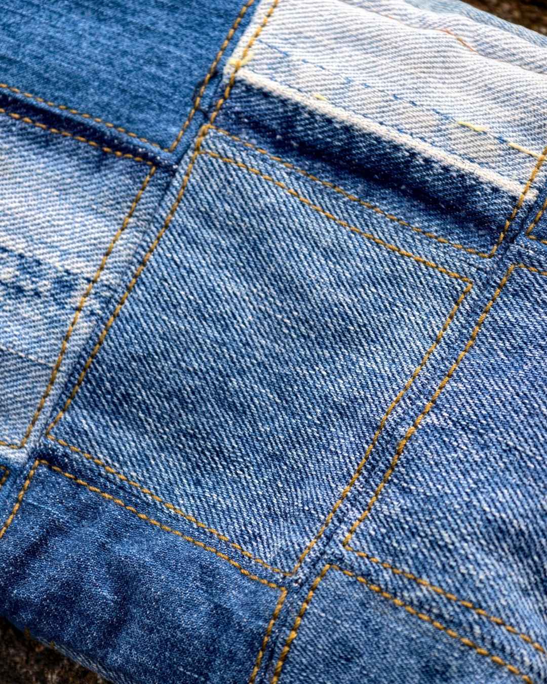 Close up of the product, highlighting the stitching and craftsmanship.