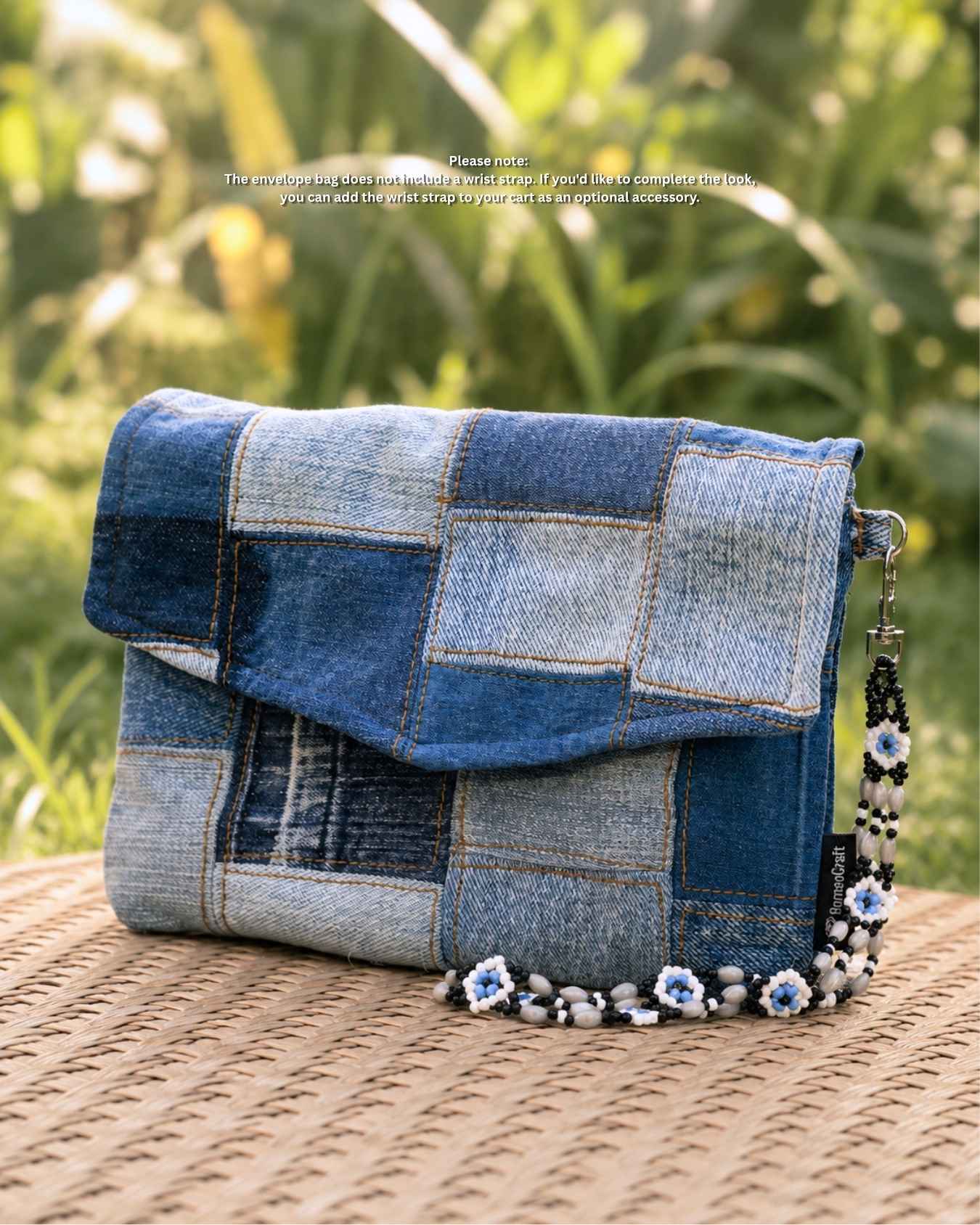 How it looks with wrist strap attached.